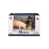 Set de figurine din seria Animal – animale de fermă: fermier, porc, cocoș, 18x9x12 cm