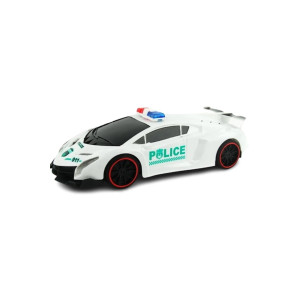 Mașină de jucărie pentru copii — Mașină de poliție sport albastră, albă, 28x13x6 cm фото