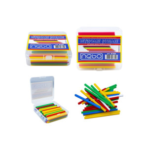 Bețe de numărat școlare din plastic, set 100 buc. – фото