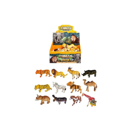 Set Figurine Animale Salbatice – Miniaturi Realiste pentru Copii, 12 Piese