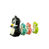 Jucărie magnetică Familia de pinguini - Pinguini care merg și cântă