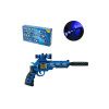 Star Toys Jucărie Revolver cu Lumină și Sunet 723B, 30x16x5 cm, Albastru
