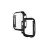 Carcasă de protecție 41mm cu sticlă pentru Apple Watch 7/8 WS3 - Negru