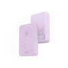 Baterie magnetică wireless XO-PR231, MagSafe, 10.000 mAh, încărcare PD20W cu port Type-C, violet