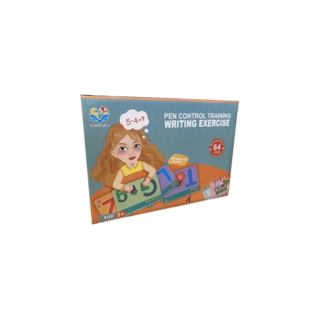 Set cu 64 de activități de scriere reutilizabile pentru copii cu vârsta de peste 3 ani