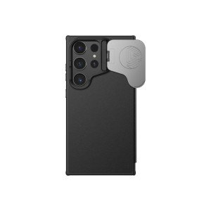 Husă portofel cu protecție pentru cameră, Nillkin, compatibilă cu Samsung Galaxy S24 Ultra, piele sintetică фото