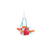 Leagăn tip avion pentru copii, Toy, reglabil, scaun suspendat înalt, colorat, 20Kg