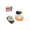 Robot interactiv controlat prin telecomandă cu brățară, cu lumină și sunet, alb