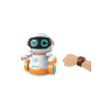 Robot interactiv controlat prin telecomandă cu brățară, cu lumină și sunet, alb