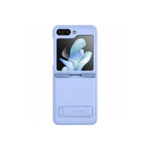 Husă de telefon pentru Samsung Galaxy Z Flip5, Nillkin, piele, albastră фото