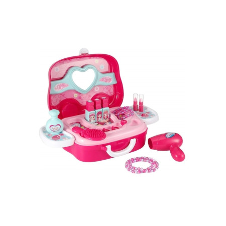 Set de frumusețe portabil pentru copii - Accesorii de machiaj și coafură