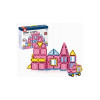 Set de construcție magnetic, 60 de piese – roz
