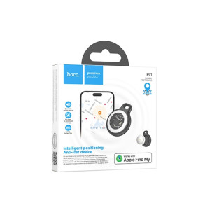 Dispozitiv tip AirTAG (E91), anti-pierdere, compatibil functie FindMy, White Dispozitiv tip AirTAG (E91), anti-pierdere, compatibil functie FindMy, White фото