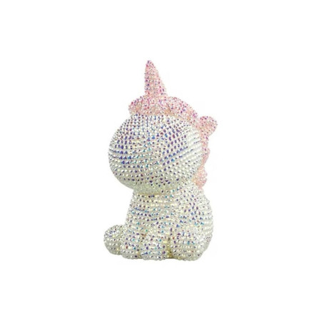 Set de creație unicorni DIY – Diamante și cristale, alb cu roz