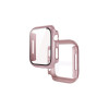 Carcasă de protecție 41mm cu sticlă pentru Apple Watch 7/8 WS3 - RoseGold