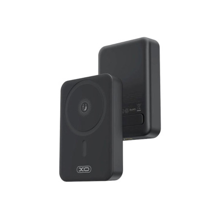 Baterie externă magnetică wireless XO-PR231, MagSafe, 10.000 mAh, încărcare PD20W cu port Type-C, neagră