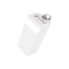Baterie externă Premium J86B – 50000mAh, 22.5W, afișaj LED digital, alb