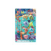 Set de pescuit mare pentru copii cu undiță și 8 peștișori multicolori 50x31 cm