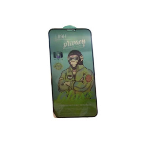 Folie de protecție pentru ecran, Dimi 99, 99H, anti-spionaj, neagră, pentru iPhone 17 Pro фото