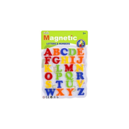Set alfabet magnetic - Litere mari, culori strălucitoare, vârstă 3+
