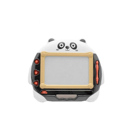 Tablă magnetică de scris cu pix, 3 ștampile incluse, model panda
