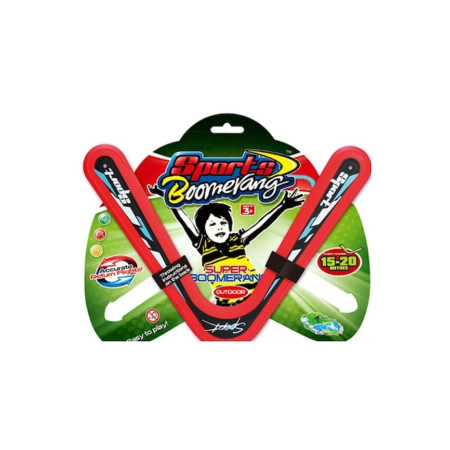 Frisbee Boomerang, jucărie sportivă pentru copii și adulți, roșu