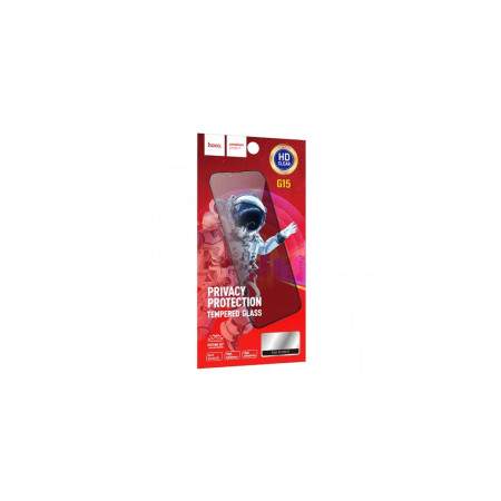 Folie de protectie Ecran Privacy G15 pentru Apple iPhone 16 Pro Max Sticla Securizata Full Glu