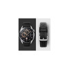 - curea din piele (WH10), conectori de 20 mm, seria GT Original, neagră
