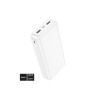 Baterie externă ultra-subțire, 20000 mAh, LED, J100A, Alb