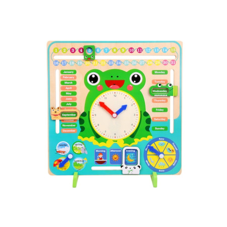Puzzle pentru timp, Sunmostar, Lemn, Multicolor