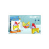 Patratel magnetic Tangram cu 6 piese – jucarie educativa pentru copii, dimensiuni 20x15 cm