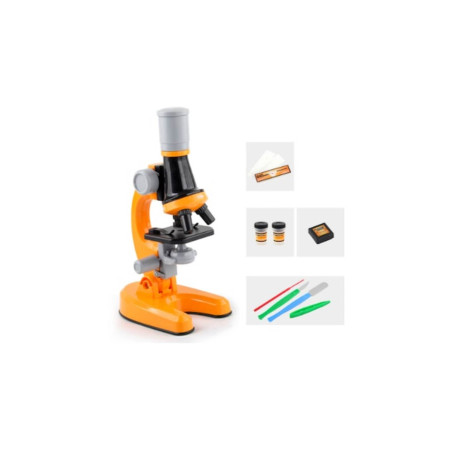 Microscop pentru copii - Set de jucării educaționale cu accesorii pentru experimente