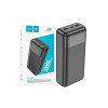 Baterie externă J72B, 2xUSB-A, 30.000mAh, Negru