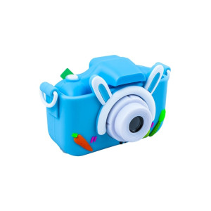 Aparat foto digital pentru copii cu design de iepuraș - Cameră reîncărcabilă cu jocuri și ecran interactiv фото