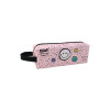Penar școlar S-Cool cu ​​mâner, 21x7x8 cm, roz cu emoji