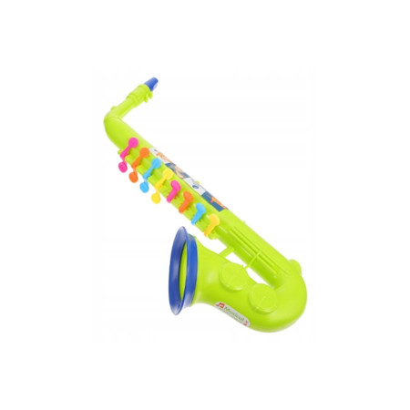 Trompetă pentru copii – instrument muzical saxofon/trompetă 6811E, verde