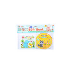 Set de 2 cărți educative pentru baie cu sunet Set de 2 cărți educative pentru baie cu sunet фото