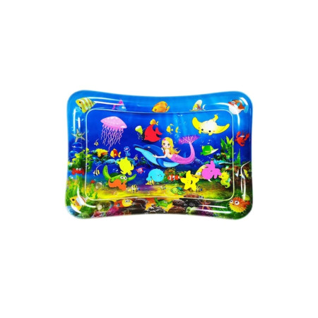 Saltea gonflabilă interactivă de joacă acvatică pentru copii, temă oceanică cu pești, 70x50 cm