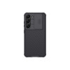 Carcasă de telefon compatibilă cu Galaxy S23 Plus, protecție pentru cameră, TPU, neagră