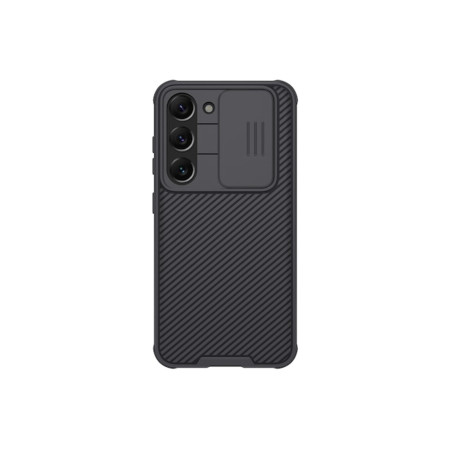 Carcasă de telefon compatibilă cu Galaxy S23 Plus, protecție pentru cameră, TPU, neagră