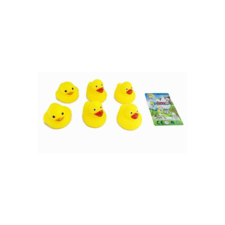 Set de 6 rățuște de baie (jucării de baie)